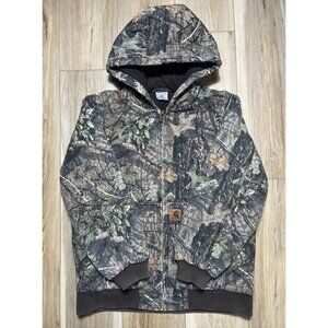 Carhartt Real Tree Camo Quilted Canvas Jacket - Youth Large (14-16)